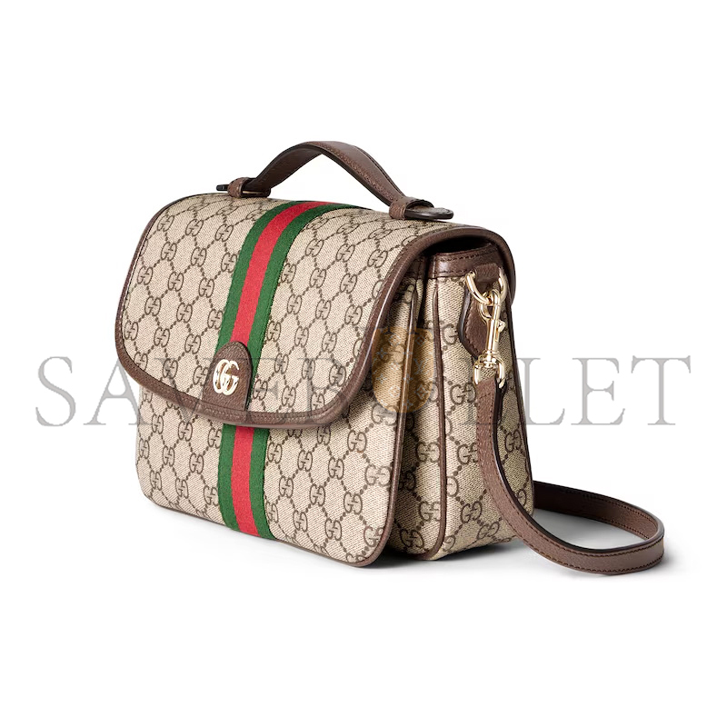 GUCCI OPHIDIA MEDIUM TOP HANDLE BAG 836842 (24*17.5*11.5cm) GUCCI OPHIDIA MEDIUM TOP HANDLE BAG 836842 (24*17.5*11.5cm)